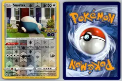 Snorlax Pokemon GO 055/078 Holo Reverse Holo NM - Image 3