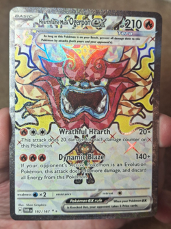 2024 POKEMON TWILIGHT MASQUERADE HEARTFLAME MASK OGERPON EX ULTRA RARE 192/167 - Image 1