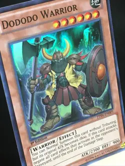 Yu-Gi-Oh! 1st Edition Dododo Warrior #ZTIN-EN001 Light Play - Image 4