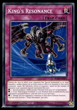 KING'S RESONANCE - BLZD-EN071 Common / Short Print Blazing Dominion Yu-Gi-Oh NM - Image 1