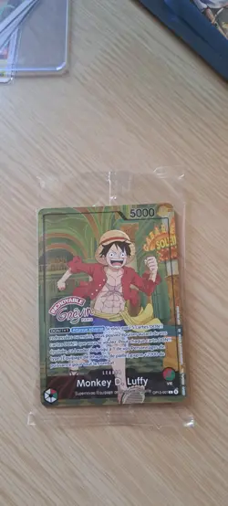 Carte OPTCG - Collab "ONE PIECE x MUSEE GREVIN PARIS" (OP13-001) Sceller ✅ - Image 1