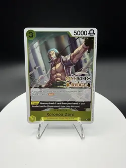 Roronoa Zoro Judge Pack Vol. 6 Foil Stamped One Piece Promo OP10-113 - Image 1