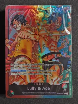 ONE PIECE ENGLISH TCG: (ST-30) Starter Deck EX: Luffy & Ace BRICK ONLY SEALED - Image 1