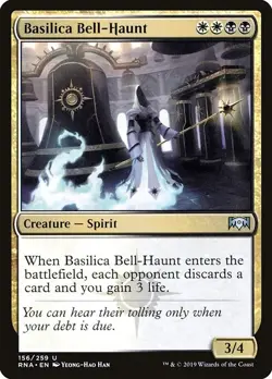 Basilica Bell-Haunt 2x FOIL RNA MTG Ravnica Allegiance Uncommon MINT white black - Image 1