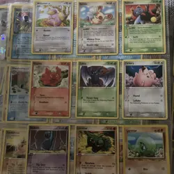Nintendo Pokemon TCG Card Lot Binder Pages EX Hidden Legends/Magma Aqua English - Image 4