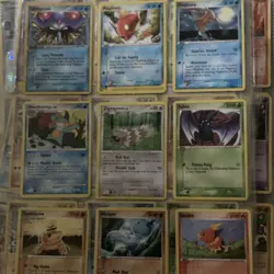 Nintendo Pokemon TCG Card Lot Binder Pages EX Hidden Legends/Magma Aqua English - Image 5