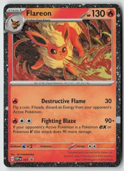 Flareon - (Cosmos Holo) 167 - SV: Scarlet & Violet Promo Cards Holo - PTCG - Image 1