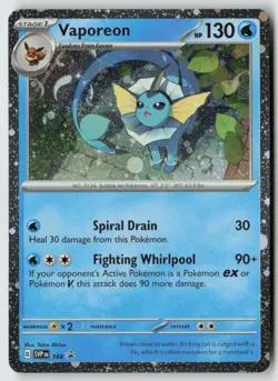 Vaporeon - (Cosmos Holo) 168 - SV: Scarlet & Violet Promo Cards Holo - PTCG - Image 1