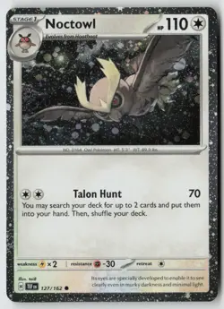 Noctowl - 127 (Cosmos Holo) 127/162 - Miscellaneous Cards & Products Holo - PTCG - Image 1