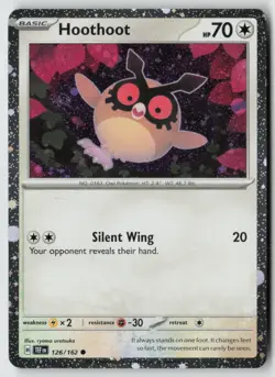 Hoothoot - 126 (Cosmos Holo) 126/162 - SV: Promo Cards Holo - PTCG - Image 1