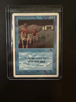 1993 MTG Unlimited Time Walk Power Nine Reserved List Vintage Magic Card LP - Image 1