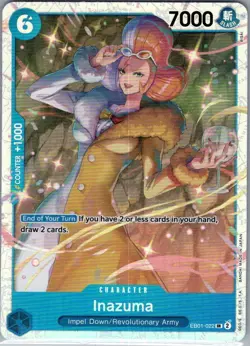 Inazuma EB01-022 SR English Memorial Collection - One Piece Card - NM - Image 1