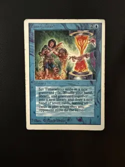 1993 MTG Unlimited Timetwister Power 9 Reserved List Vintage Magic Card VG - Image 1