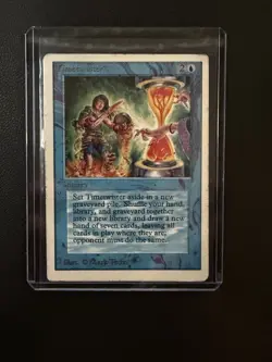 1993 MTG Unlimited Timetwister Power 9 Reserved List Vintage Magic Card VG - Image 3