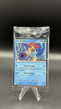 Pokemon Keldeo 019/086 Chaos Rising Promo Holo Barnes Noble - SEALED Card - Image 1