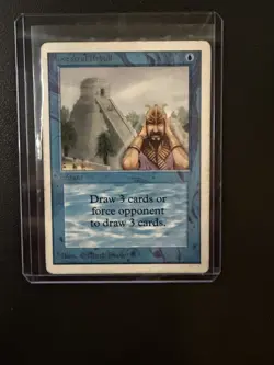 993 MTG Unlimited Ancestral Recall Power Nine Reserved List Vintage Card LP - Image 3