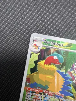 Archeops White Flare 2025 #132/086 Illustration Rare Holo Pokemon Card - Image 2