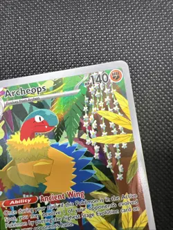Archeops White Flare 2025 #132/086 Illustration Rare Holo Pokemon Card - Image 3