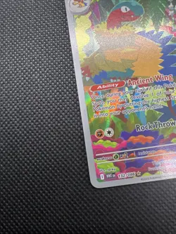 Archeops White Flare 2025 #132/086 Illustration Rare Holo Pokemon Card - Image 5