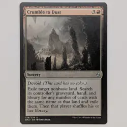 Crumble to Dust Battle for Zendikar BFZ Magic the Gathering MTG Card NM - Image 1