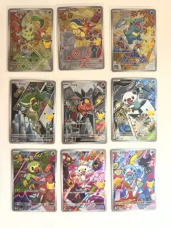 Pokemon TCG First Partner Illustration Collection Series 2 Full Set (9 Cards) - Image 1