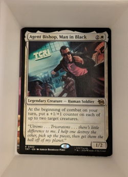Agent Bishop, Man in Black 0002 Teenage Mutant Ninja Turtles TMT Magic MTG NM - Image 1
