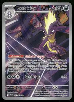 Toxtricity 103/094 Illustration Rare Phantasmal Flames Pokemon Holo Near Mint - Image 1
