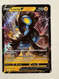 2022 Pokemon Astral Radiance #050/189 Luxray V Holo Rare Mint - Image 1