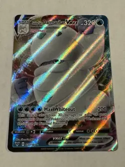 Galarian Darmanitan VMAX 037/185 Pokemon Swsh04: Vivid Voltage Holo - NM - Image 2