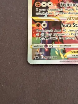 Pokemon TCG Lucario VSTAR SWSH291 Crown Zenith Promo M/NM - Image 5