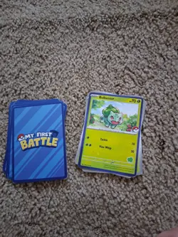 pokemon my first battle cards lot. 17 cards. mostly mint. - Image 1