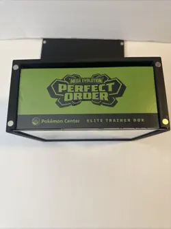 Pokemon Perfect Order Pokemon Center Exclusive ETB w Magnetic 3d Printed Case - Image 3