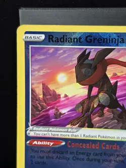 Pokemon Radiant Greninja 046/189 Radiant Rare Astral Radiance Near Mint - Image 5