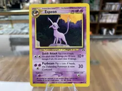 Pokemon TCG Espeon Neo Discovery 20/75 Unlimited Edition Regular LP Free Ship! - Image 1