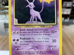 Pokemon TCG Espeon Neo Discovery 20/75 Unlimited Edition Regular LP Free Ship! - Image 3