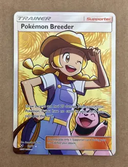Pokemon TCG - Shining Legends - Pokemon Breeder 73/73 - Ultra Rare Full Art - Image 3