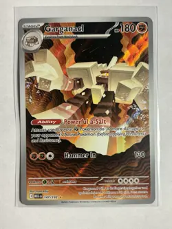 Garganacl 147/132 Illustration Rare Pokemon Me01: Mega Evolution Pokemon TCG - Image 1