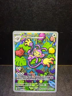 Pokemon Ambipom 107/094 Phantasmal Flames Illustration Rare NM - Image 2