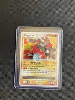 NM - Rhyperior LV.X - Legends Awakened 145/146 Holo Rare Pokemon TCG - Image 1
