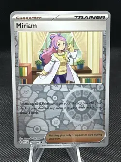 Miriam REVERSE HOLO 179/198 Trainer Item Scarlet & Violet Pokemon - Uncommon NM - Image 1