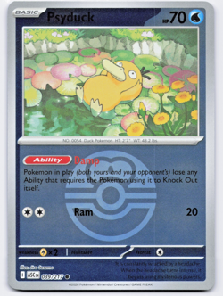 Pokemon TCG Psyduck 039/217 Love Ball Reverse Holo Ascended Heroes NM - Image 1