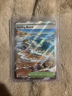 Surfing Beach 114/086 Pokemon Chaos Rising - Image 1
