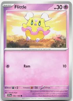 Flittle 100/198 Common Scarlet & Violet Pokemon Near Mint - Image 1