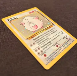 Pokemon Chansey 3/130 Holo Rare Base Set 2 NM Vintage WOTC - Image 2