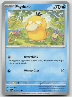 Psyduck 054/165 Common 151 Pokemon Lightly Played - Image 1