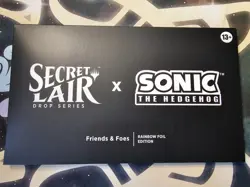 Sonic The Hedgehog Magic The Gathering Friends&Foes Rainbow Foil Secret Lair MTG - Image 1