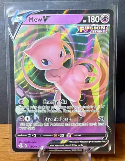 Pokemon Mew V - Holo Ultra Rare - 113/264 - Fusion Strike NM - Image 1