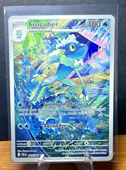 Pokemon TCG Frogadier Illustration Rare Full Art Holo 089/086 Chaos Rising EN - Image 1