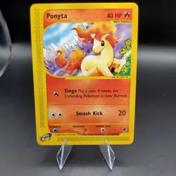 Ponyta Pokemon 126/165 Expedition Base Set - LP Common (2002) - Image 1