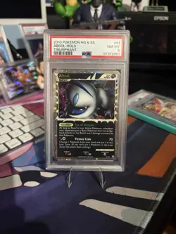 Pokemon 2010 Triumphant Absol Prime Holo 91/102 English PSA 8 - Image 1